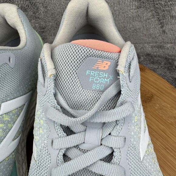 New Balance Fresh Foam X 880 v10 Running Shoes Womens Size 9.5 Gray Mint W880G10 - Picture 3 of 10